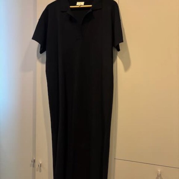 Black Channing Polo Midi Dress - Picture 5 of 7
